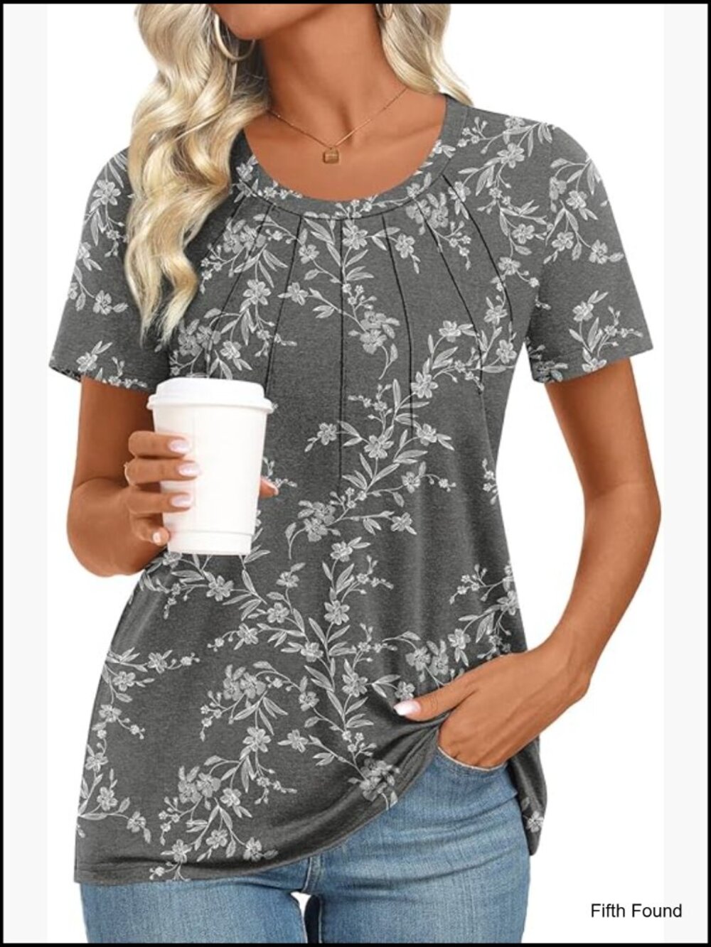 Tunic Blouse Short Sleeve Flowy Casual Dressy Top M-3XL